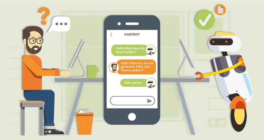 Kommunikation mit Chatbots