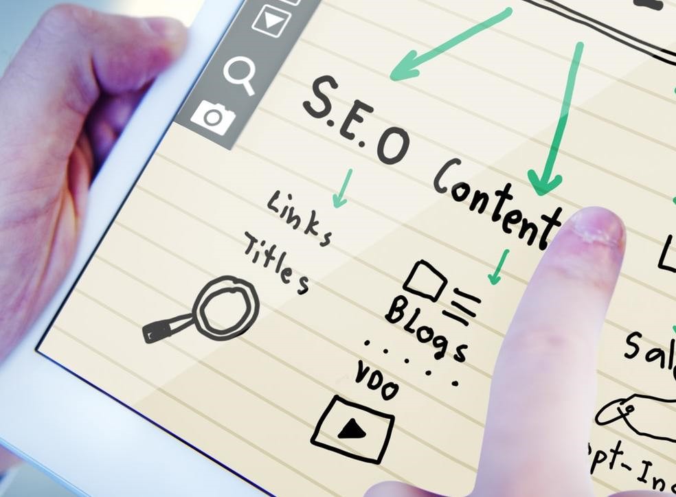 SEO und Content Grafik